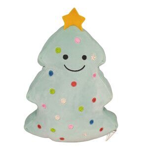 Pillowfort Christmas Tree Plush Pillow With Star‎ & Embroidered Dots